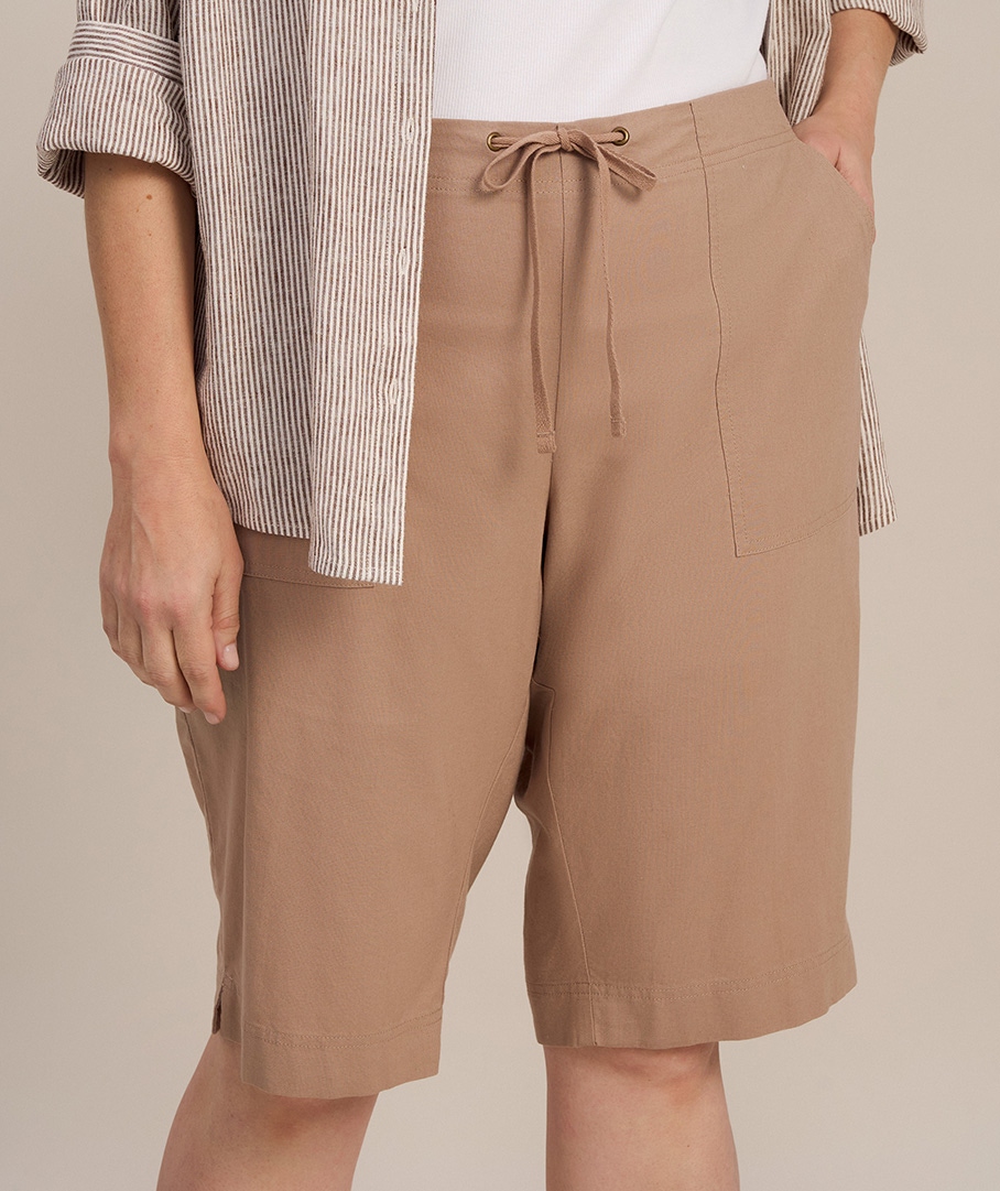 Knee Length Cotton Short