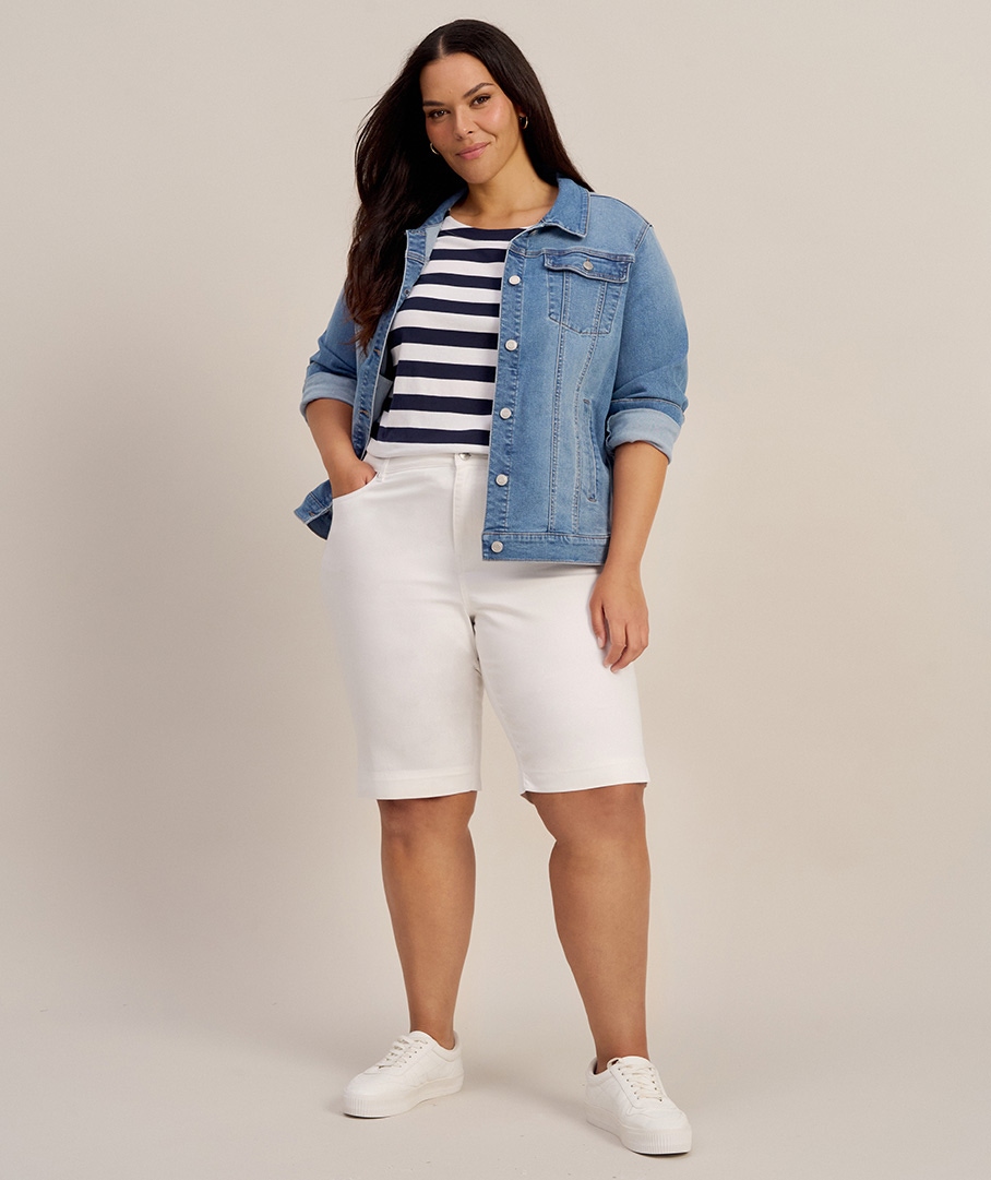 The Slim Denim Short