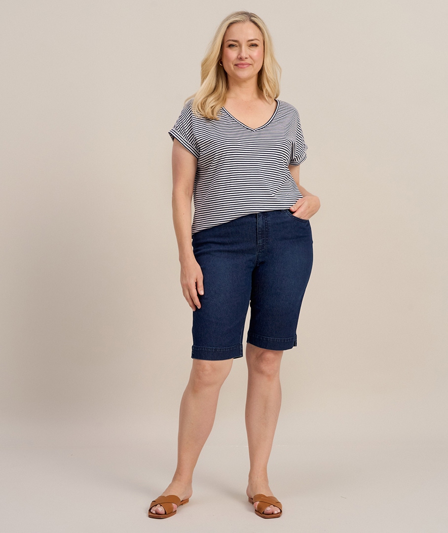 The Slim Denim Short