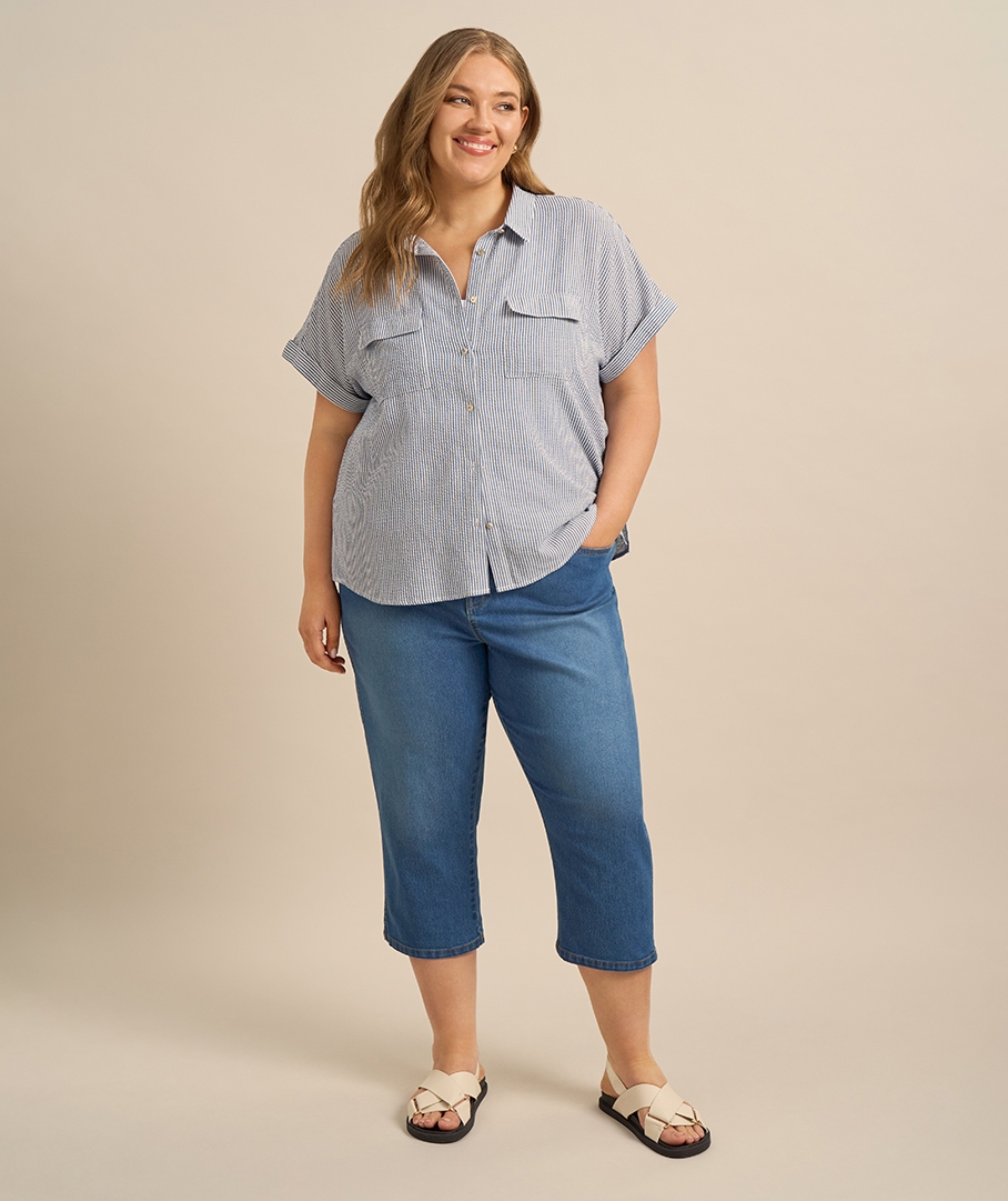 Suzanne grae denim jogger 2025