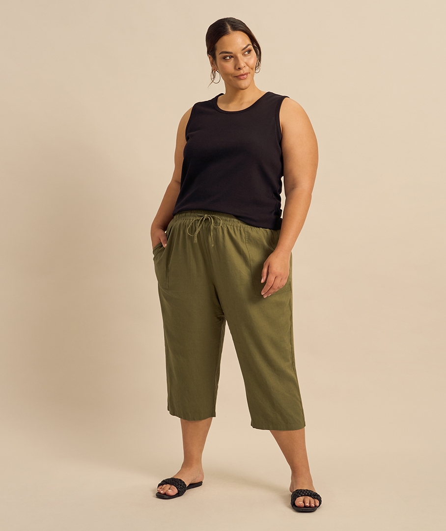 Women's summer crop pants on sale