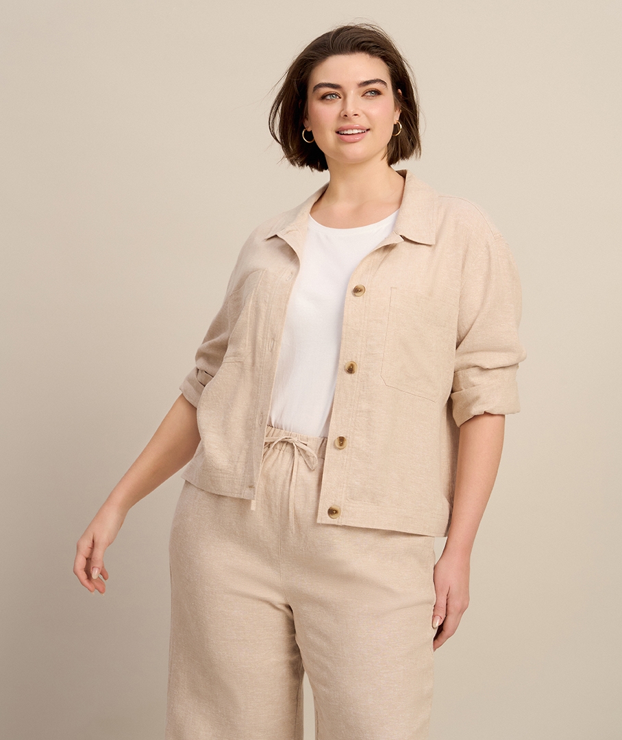 Linen Blend Jacket
