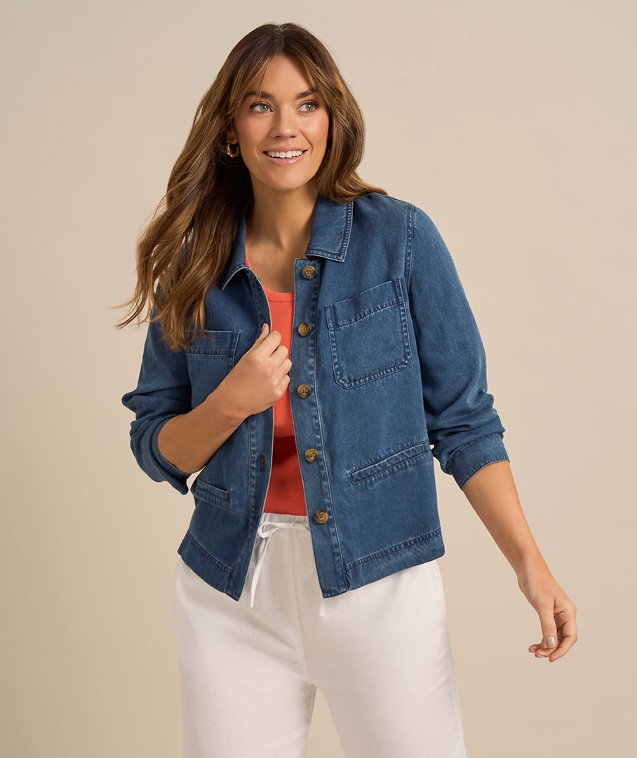 Suzanne grae denim jacket shop