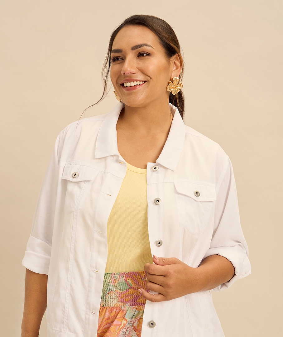 Suzanne grae denim jacket hot sale