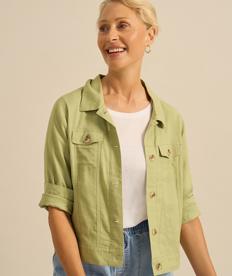 Suzanne grae denim jacket on sale